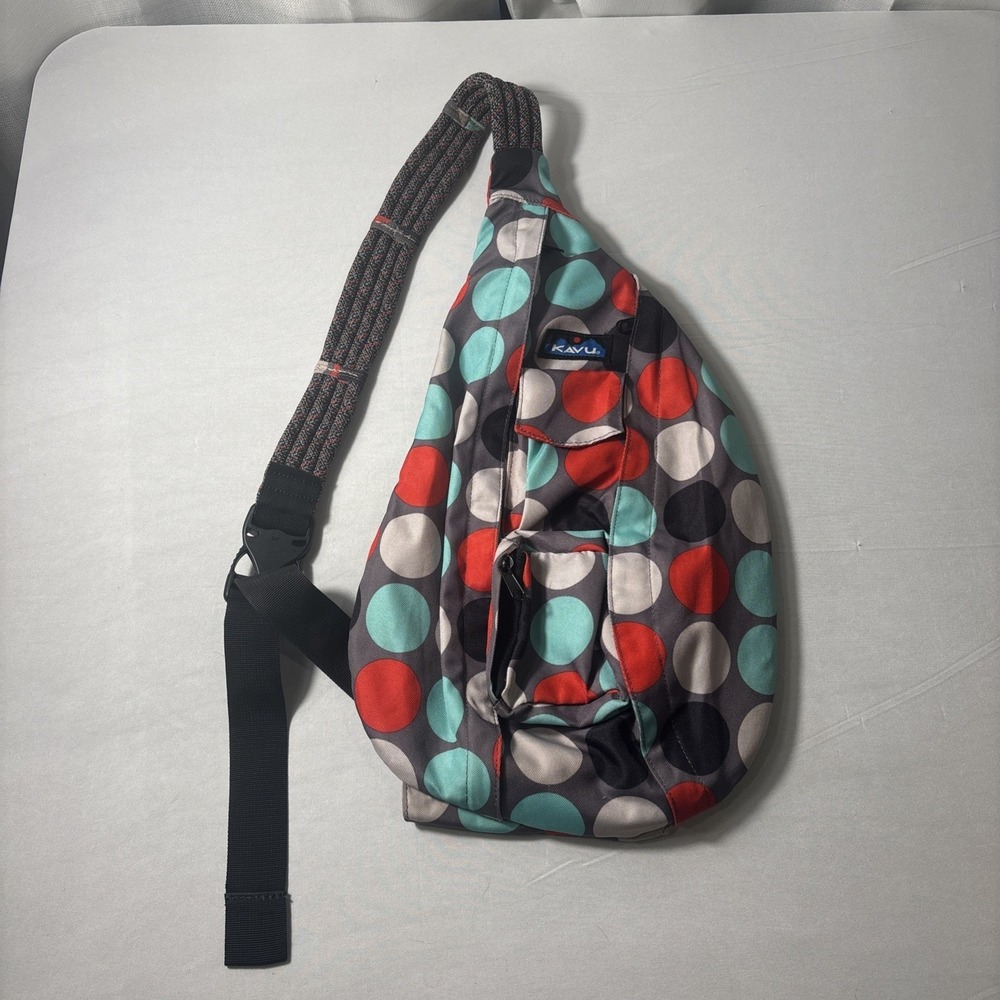 Kavu Rope Got Dots Sling Bag Backpack Crossbody Canvas‎ Outdoor Hiking